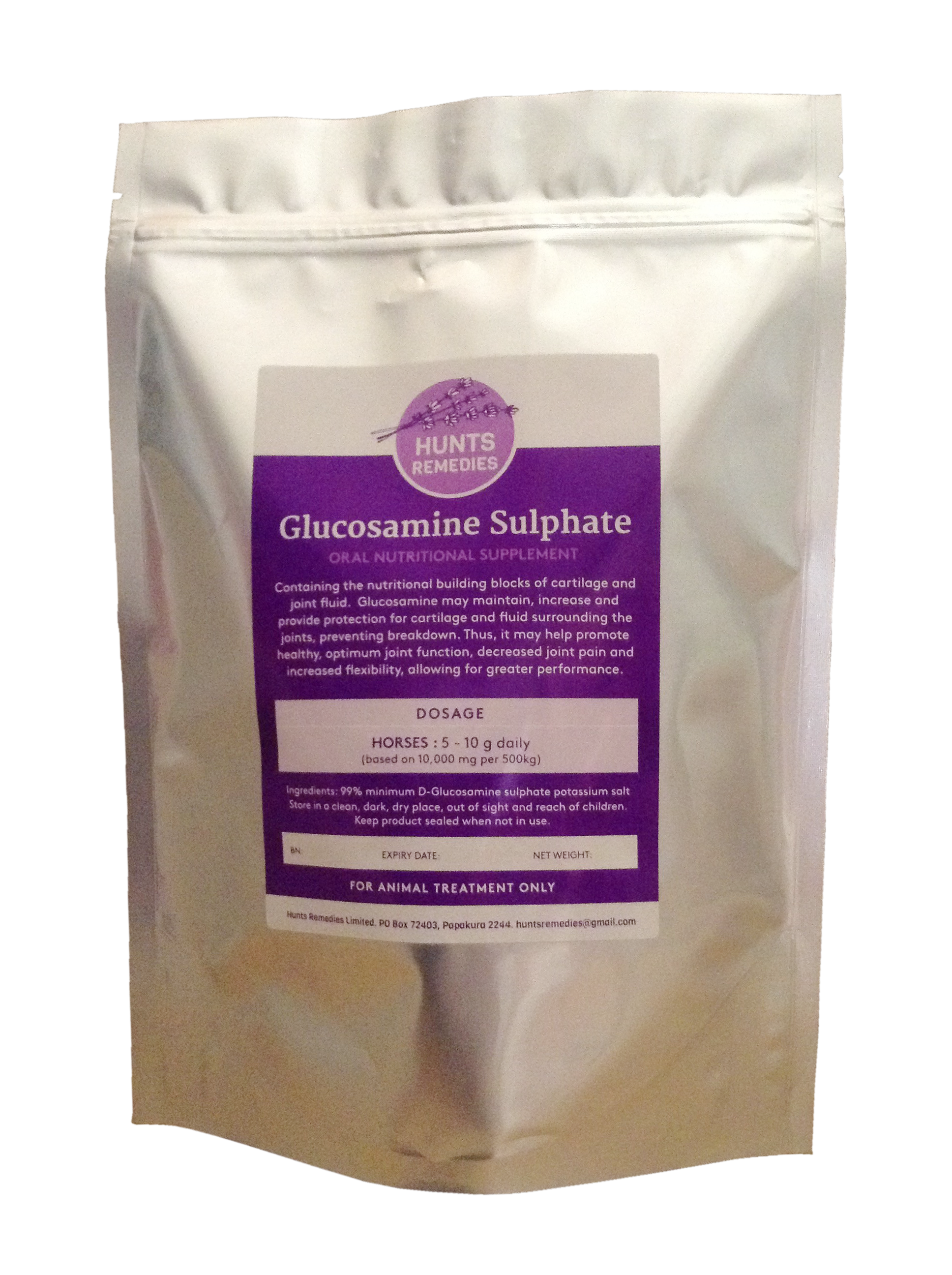 Glucosamine 500G - Hunts Remedies